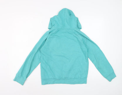 Under Armour Boys Blue Pullover Hoodie Medium - Project Rock Bull Logo