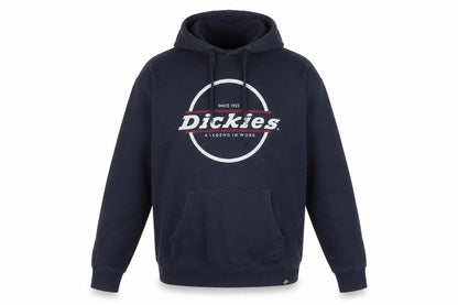 Dickies Mens Blue Pullover Hoodie Medium Logo Graphic Sweatshirt