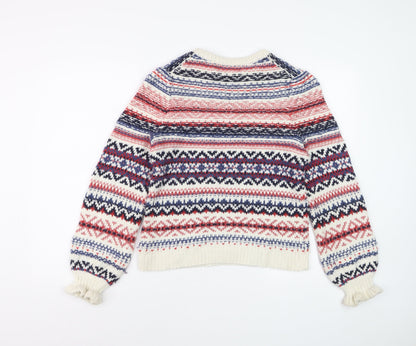 Marks and Spencer Women’s Multicoloured Fair Isle Jumper Size 10