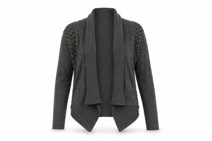 Marks & Spencer Women’s Grey Open Knit Cardigan Size 8