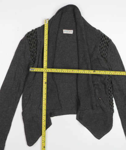 Marks and Spencer Women’s Grey Open Knit Cardigan Size 8