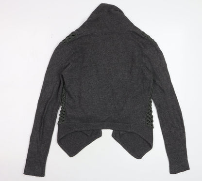 Marks and Spencer Women’s Grey Open Knit Cardigan Size 8