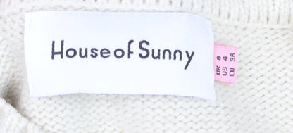 House of Sunny Women's Multicoloured Knit Pullover Jumper Size 8
