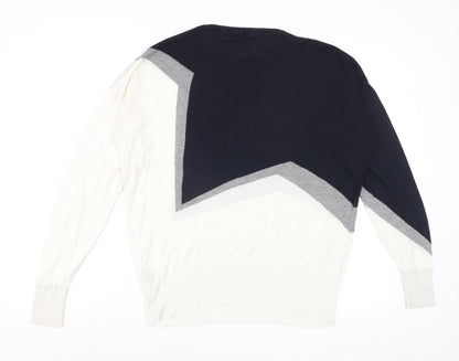 Zara Women Multicoloured Knit Pullover Jumper Size S