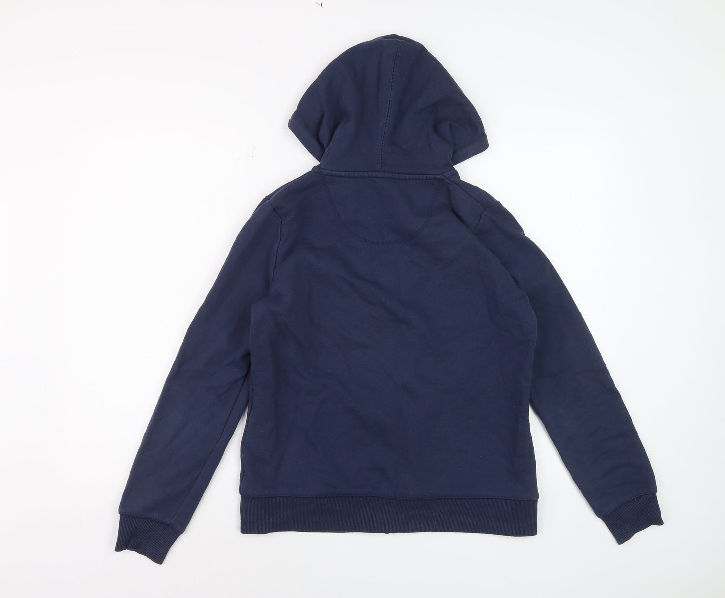 Crew Clothing Company Women's Navy Full Zip Hoodie Size 10 Cotton Blend