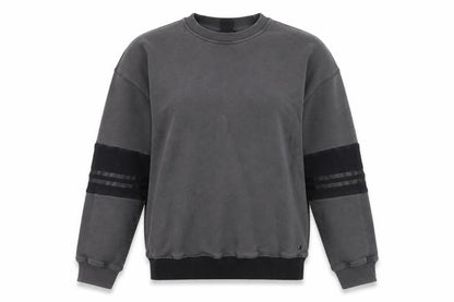 Lilybod Womens Grey Crew Neck Pullover Sweatshirt M Regular Fit
