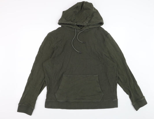 Ted Baker Men's Green XL Pullover Hoodie Cotton Lightweight