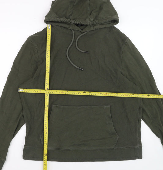 Ted Baker Men's Green XL Pullover Hoodie Cotton Lightweight
