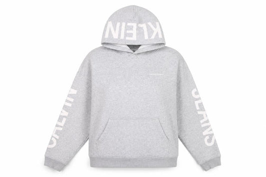 Calvin Klein Jeans Womens Grey Hoodie L Pullover Cotton Blend