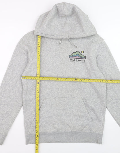 Banana Industries Mens Grey XS Pullover Hoodie Outdoor Graphic