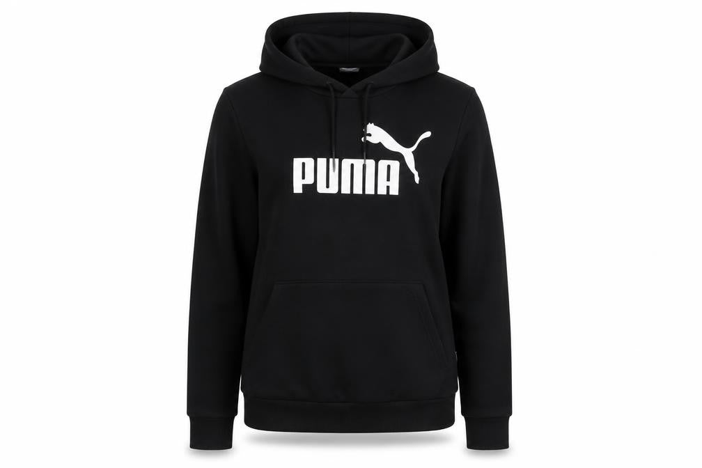 Puma Womens Black Hoodie UK 12 Pullover Hooded Sweatshirt