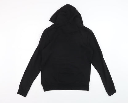Puma Womens Black Hoodie UK 12 Pullover Hooded Sweatshirt