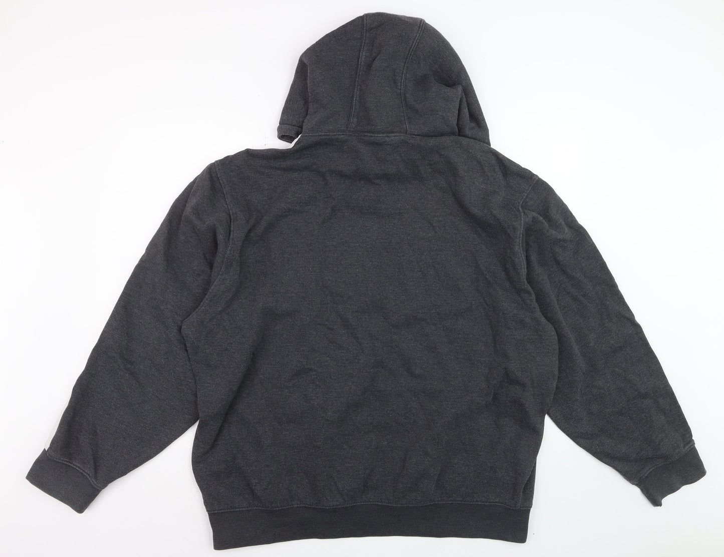 Lonsdale Men's Black 3XL Pullover Hoodie with Logo Print