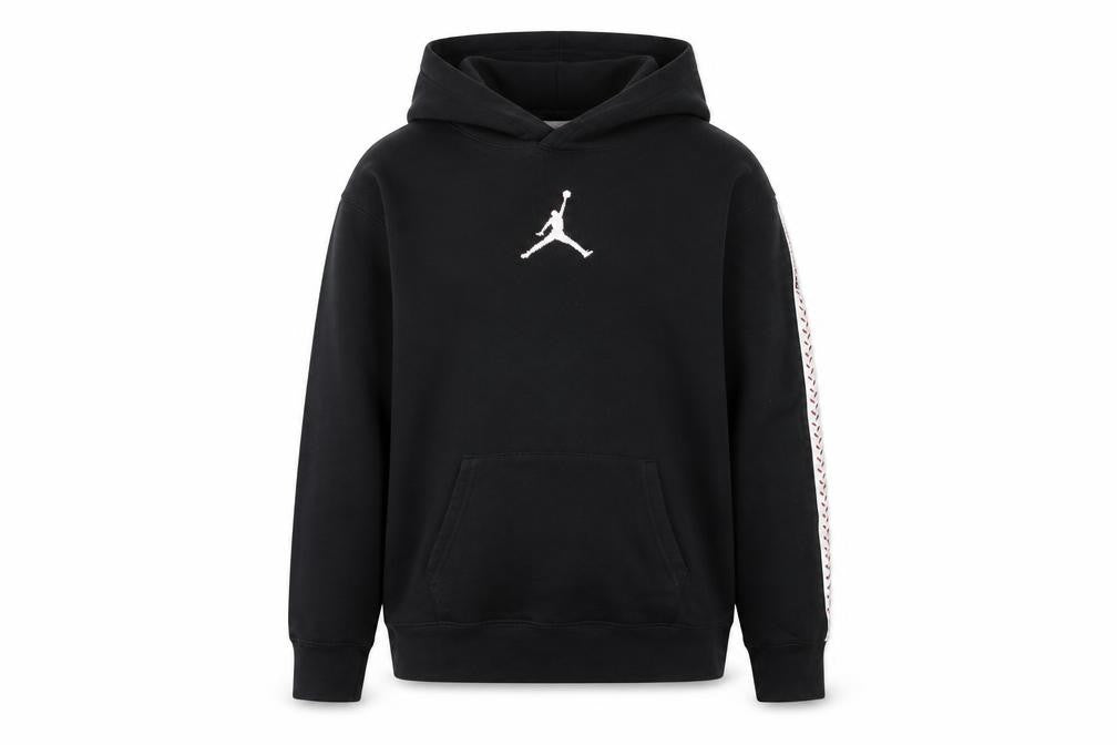 Jordan Boys Black Pullover Hoodie Size 12-13 Years Jumpman Logo Sweatshirt