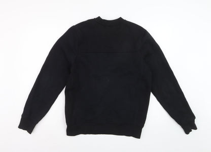 Everlast Men’s Black XS Pullover Sweatshirt Crew Neck Logo