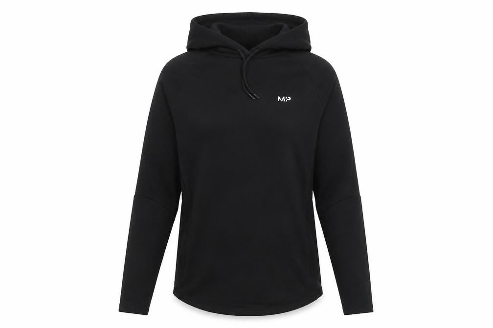 MP Womens Black Pullover Hoodie Small Cotton Blend
