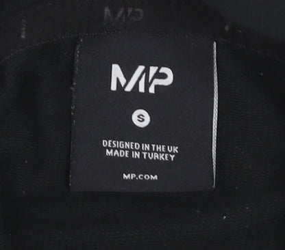 MP Womens Black Pullover Hoodie Small Cotton Blend