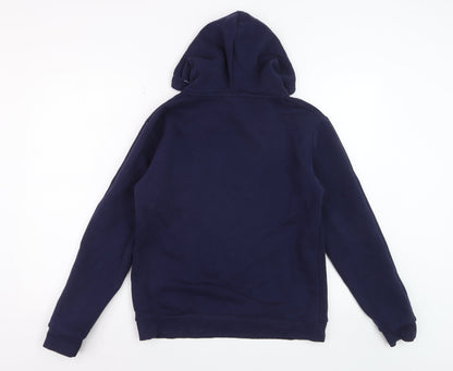 MP Mens Blue Pullover Hoodie Size S Regular Fit Long Sleeve