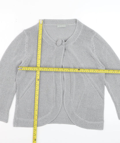 Marks and Spencer Per Una Women's Grey Size 12 Cardigan Jumper