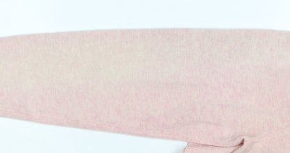 Ben Sherman Men's Pink Lambswool Crew Neck Jumper Size L