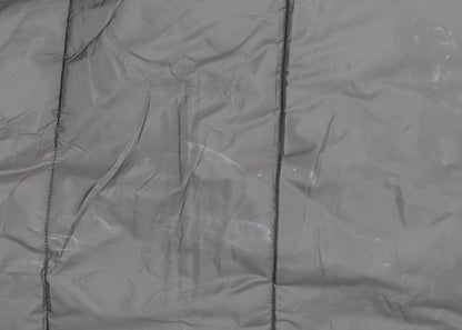 Iets Frans Womens Brown Long Puffer Jacket Hooded Size M