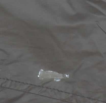 Next Men's Brown Nylon Bomber Jacket Size M Full Zip Casual