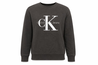 Calvin Klein Jeans Womens Black XS Crew Neck Pullover Sweatshirt