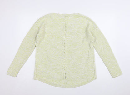 Marks and Spencer Women Green Cotton Knit Jumper Size 14