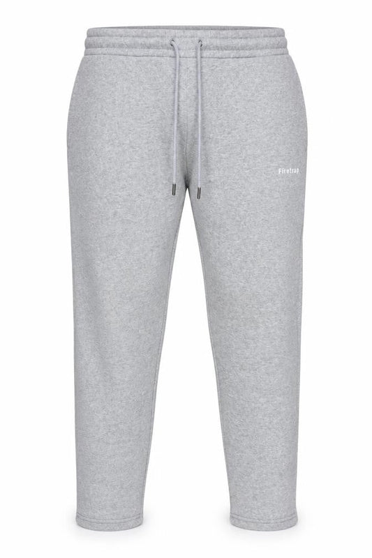 Firetrap Men's Grey Sweatpants L Regular Fit Drawstring Casual Trousers