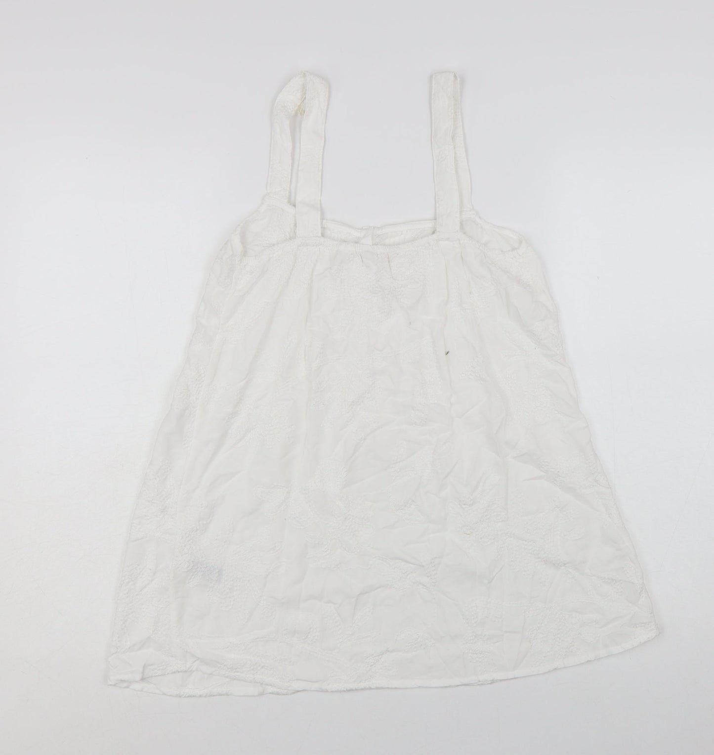 Marks and Spencer Women’s Ivory Embroidered Camisole Top UK 10