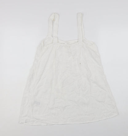 Marks and Spencer Women’s Ivory Embroidered Camisole Top UK 10