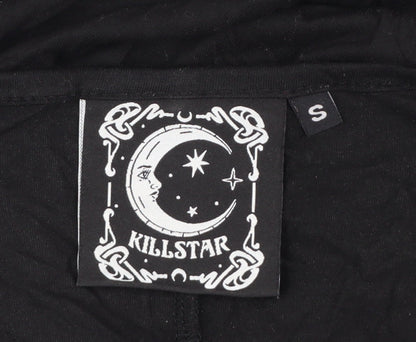 Killstar Women's Black Solitary Witch Slip Dress Size S Gothic Cami