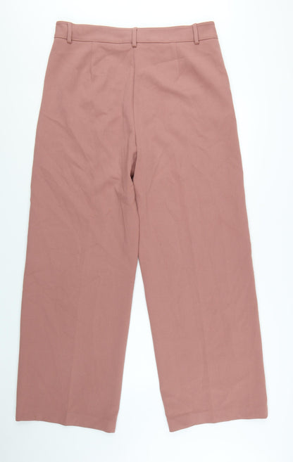 Marks and Spencer Women Brown Size 16 Wide-Leg Trousers