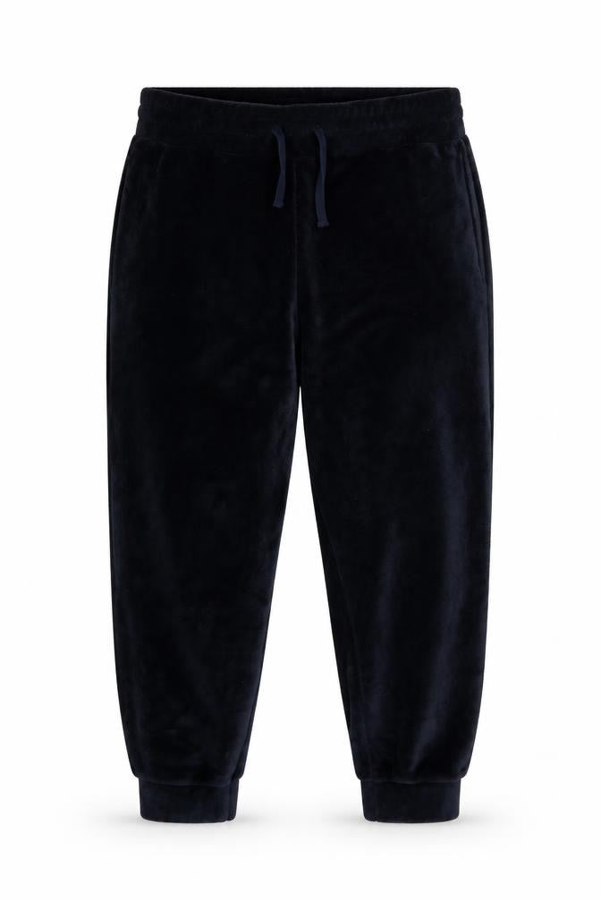 ASOS DESIGN Womens Blue Velour Jogger Trousers XL Soft Cozy Casual