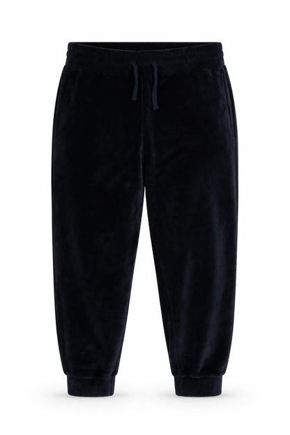 ASOS DESIGN Womens Blue Velour Jogger Trousers XL Soft Cozy Casual