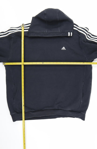 Adidas Men's Black 2XL Pullover Hoodie Fleece Sportswear