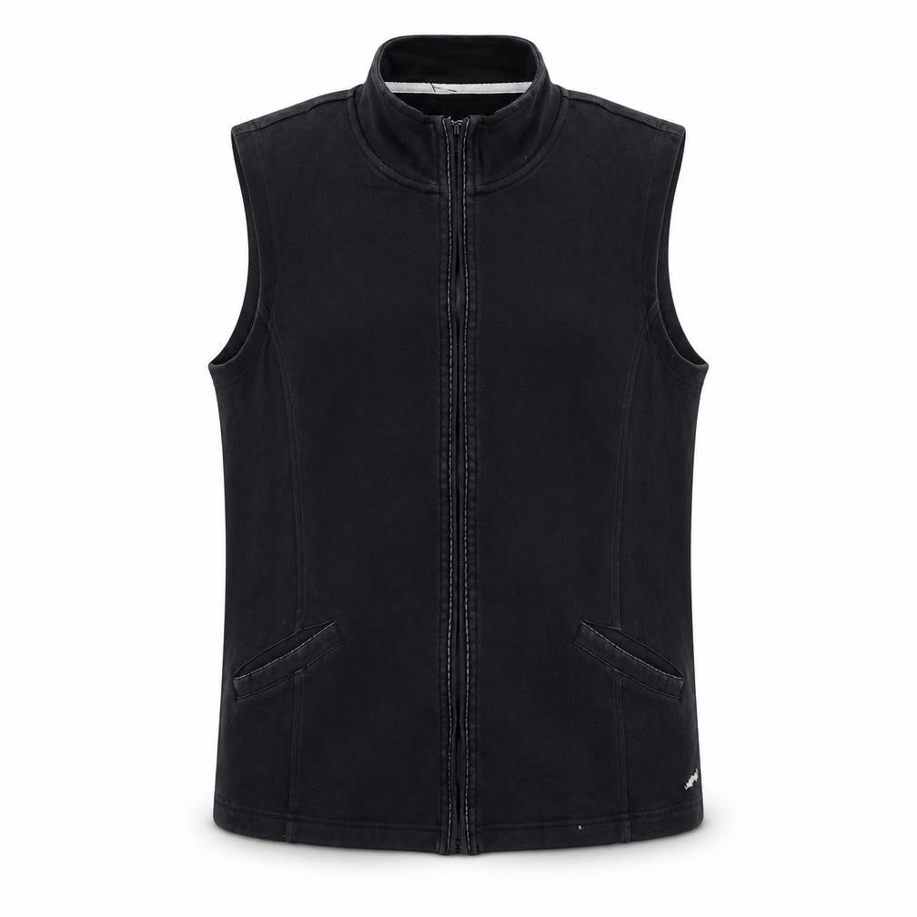 Dash Women’s Black Size 18 Full Zip Vest Hoodie Sleeveless Sweatshirt