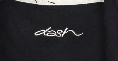 Dash Women’s Black Size 18 Full Zip Vest Hoodie Sleeveless Sweatshirt