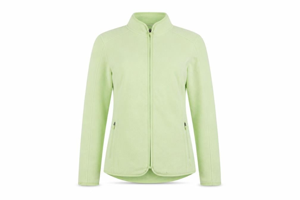 Marks & Spencer Women Pale Green Fleece Zip Jacket Size 12