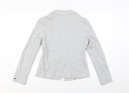 Hilfiger Denim Women's Grey Blazer Jacket Size S Tailored Casual