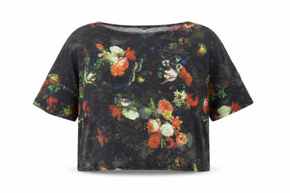 River Island Women's Multicoloured Floral Relaxed Pullover Jumper Size 8