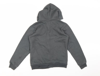 McKenzie Boys Grey Full Zip Hoodie 13-15 Years Cotton Blend Sportswear