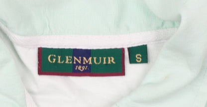 Glenmuir Women's Green Cotton Polo Shirt Size S Short Sleeve Classic