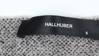 Hallhuber Women's Multicoloured Wool Geometric Pullover Jumper Size S