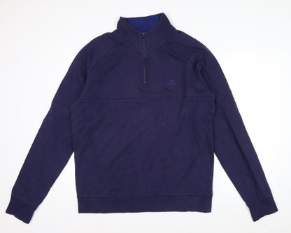 GANT Men's Blue 2XL Tech Prep 1/4 Zip Pullover Sweatshirt