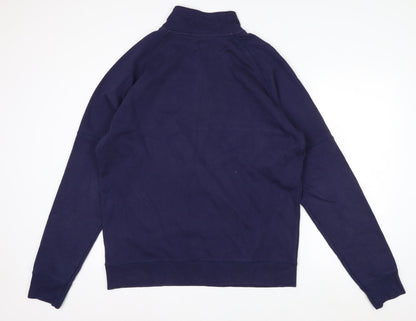 GANT Men's Blue 2XL Tech Prep 1/4 Zip Pullover Sweatshirt