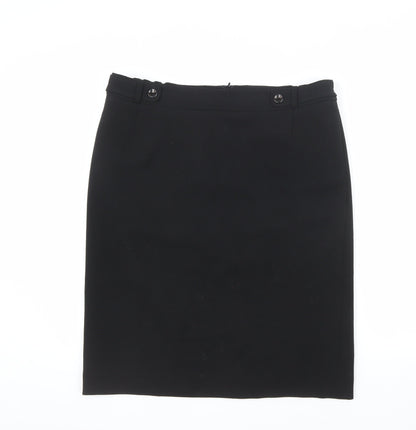 Eastex Women's Black Size 16 Knee Length Pencil Skirt