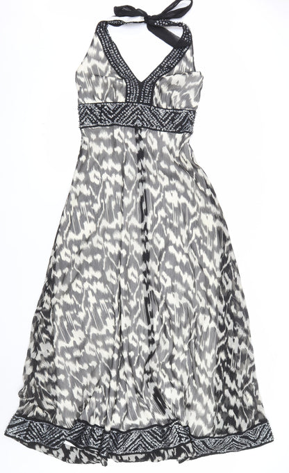 Special Edition Women's Black Sequin Halter Dress Size 8