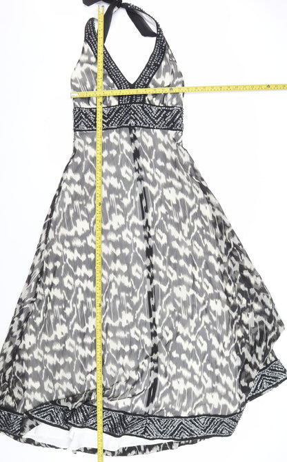 Special Edition Women's Black Sequin Halter Dress Size 8