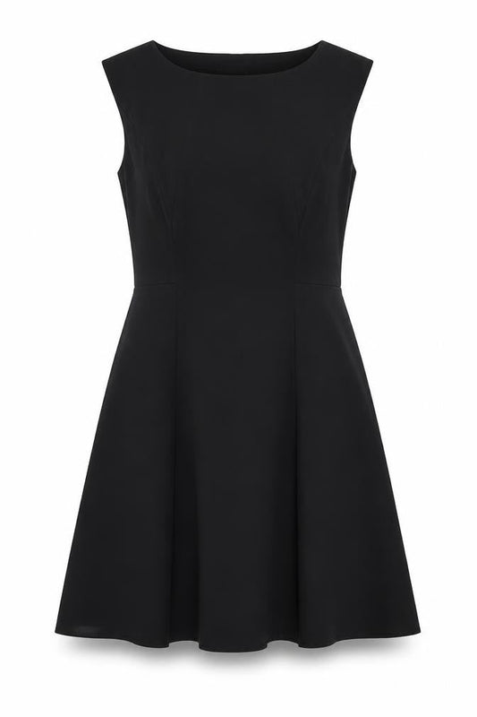 Ellen Tracy Womens Black Size 12 Fit & Flare Sleeveless Dress